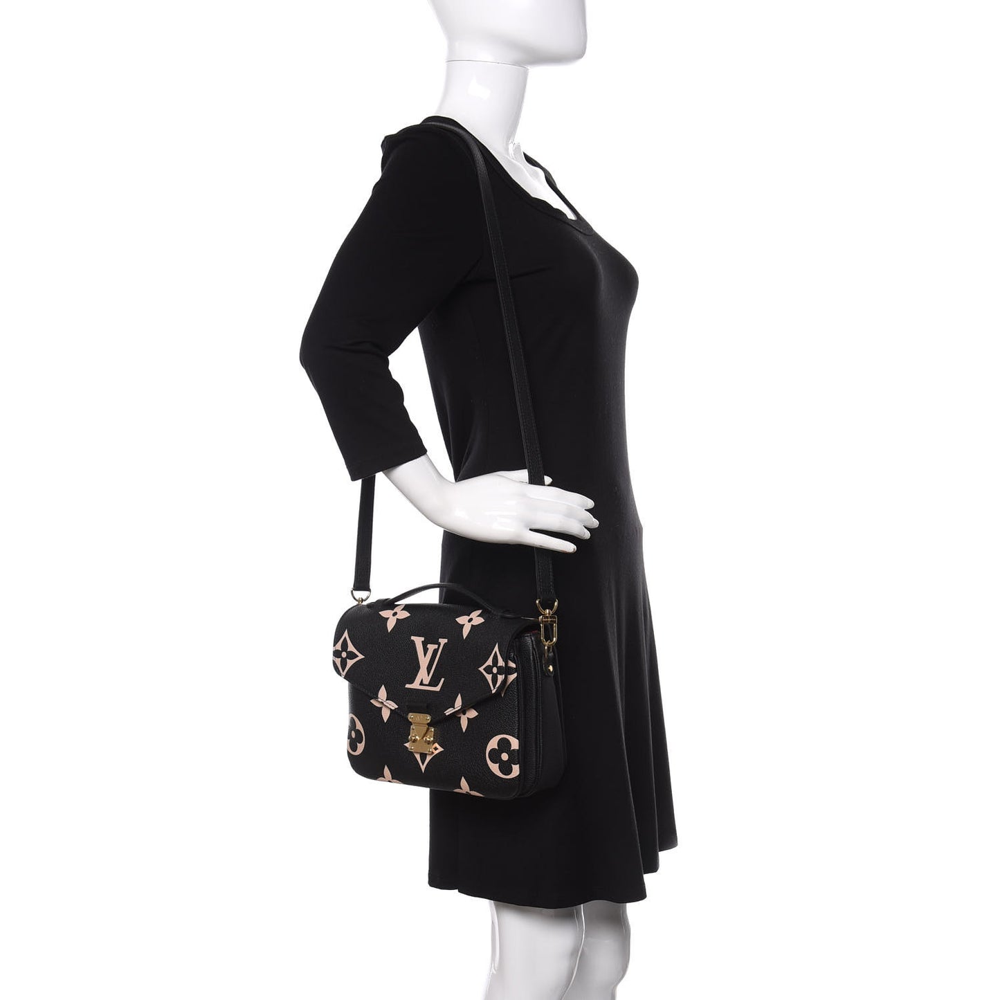 Empreinte Monogram Giant Pochette Metis Black Beige