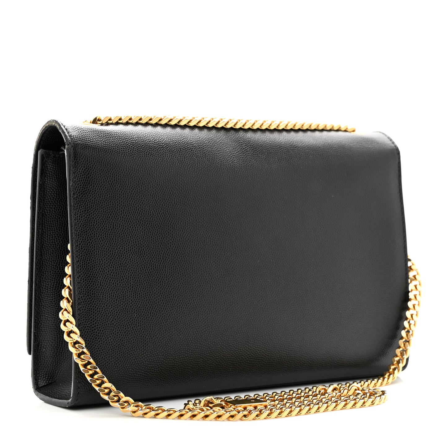 Grain De Poudre Medium Classic Monogram Kate Satchel Black