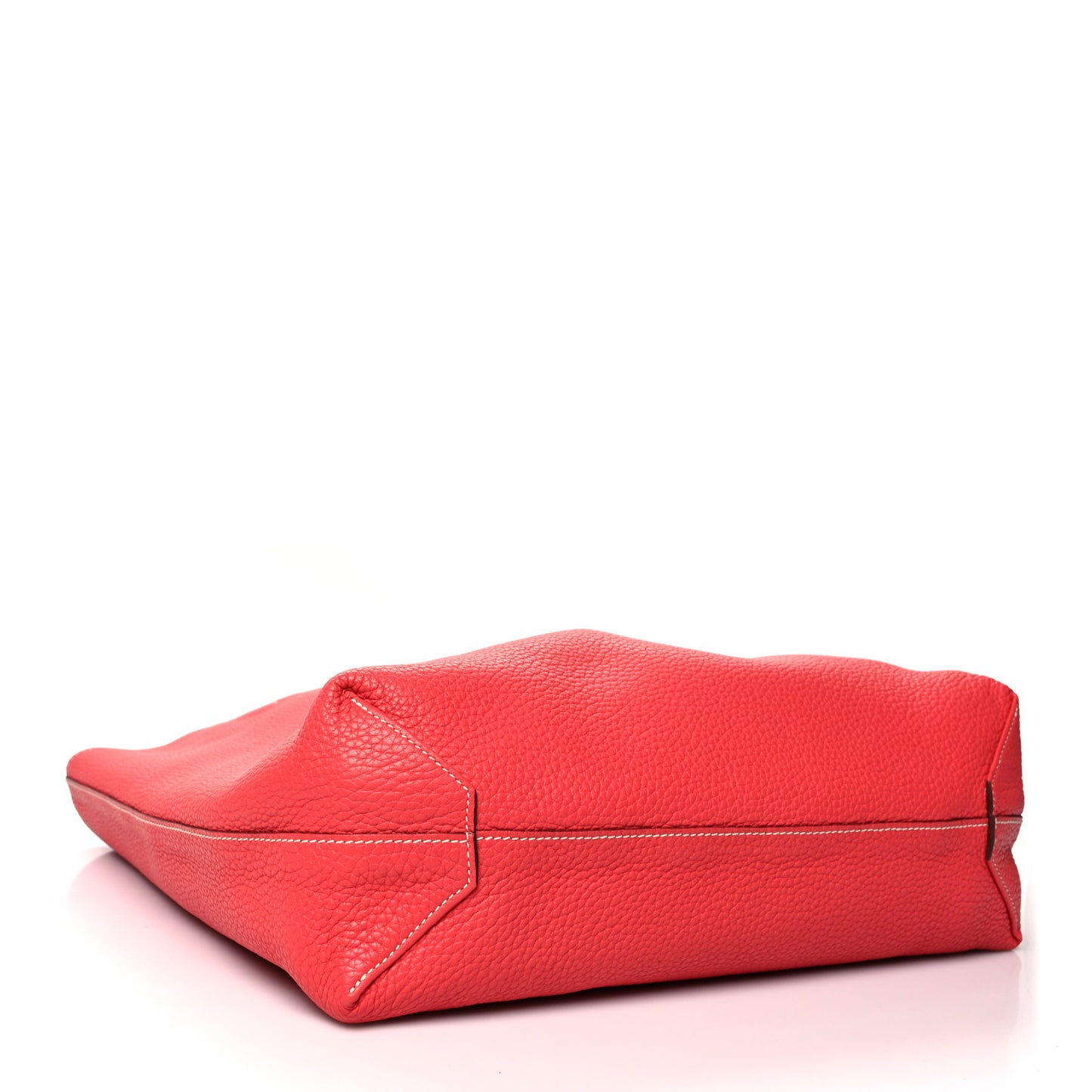 Taurillon Clemence Double Sens 36 Reversible Tote Rubis Rose Jaipur