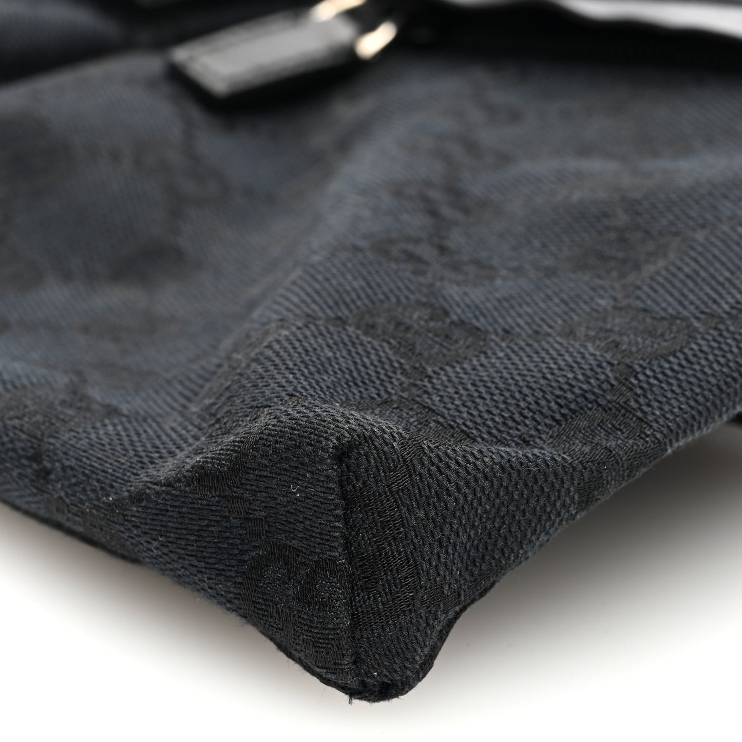 GG Monogram Double Pocket Belt Bag Black