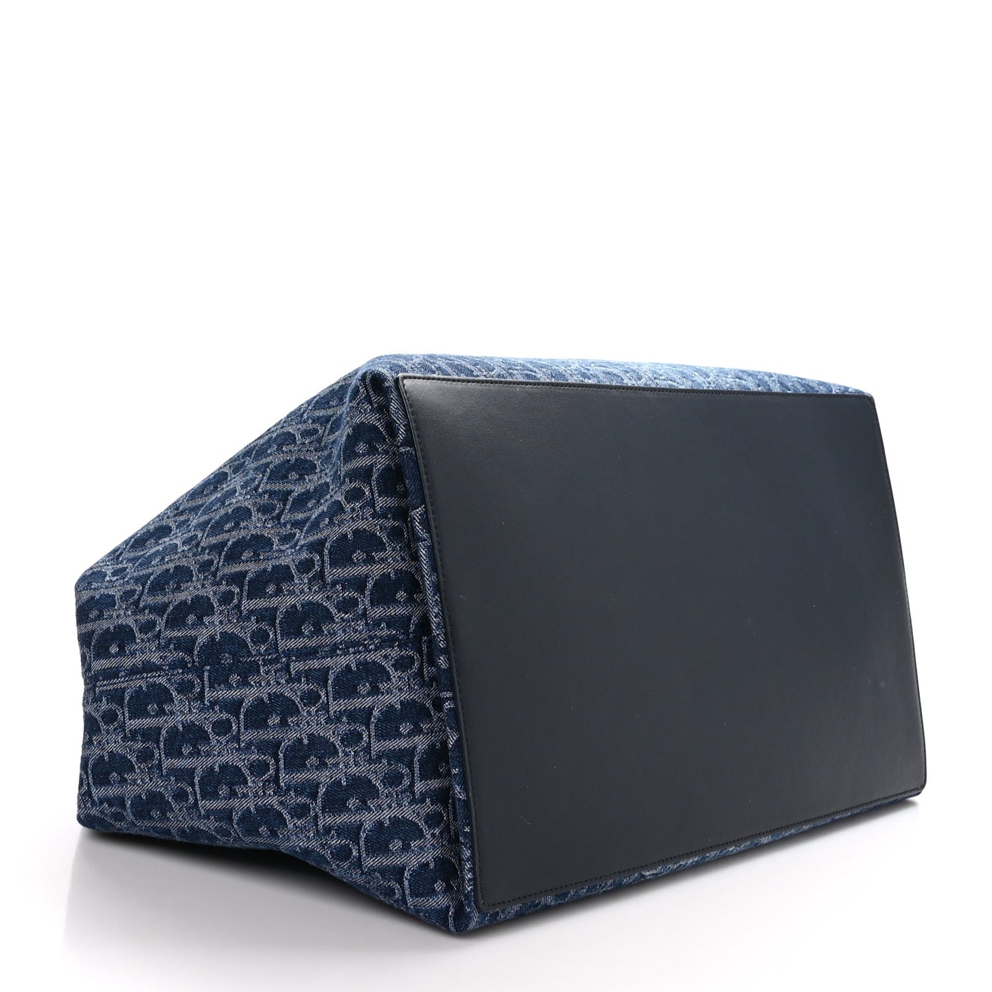 DIOR Denim Jacquard Oblique Large Toujours Blue