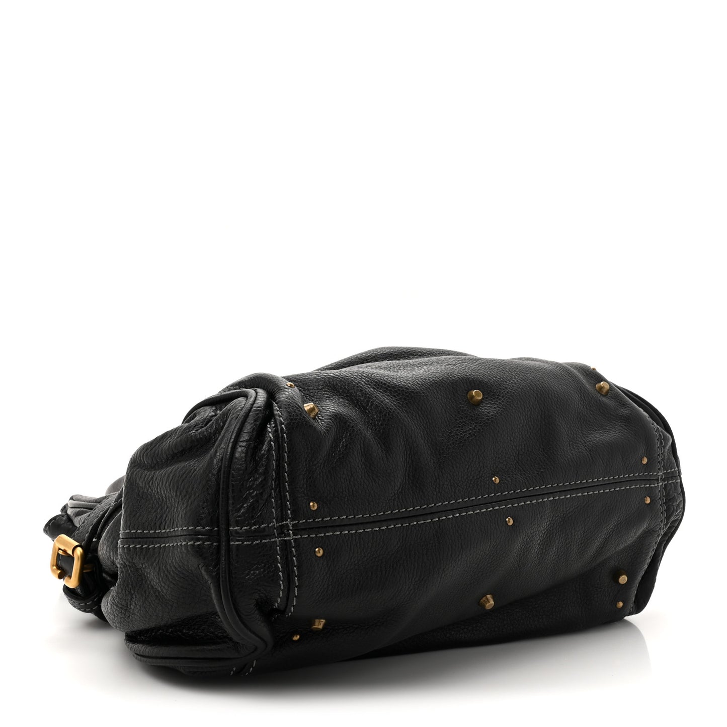 Grained Calfskin Paddington Tote Black