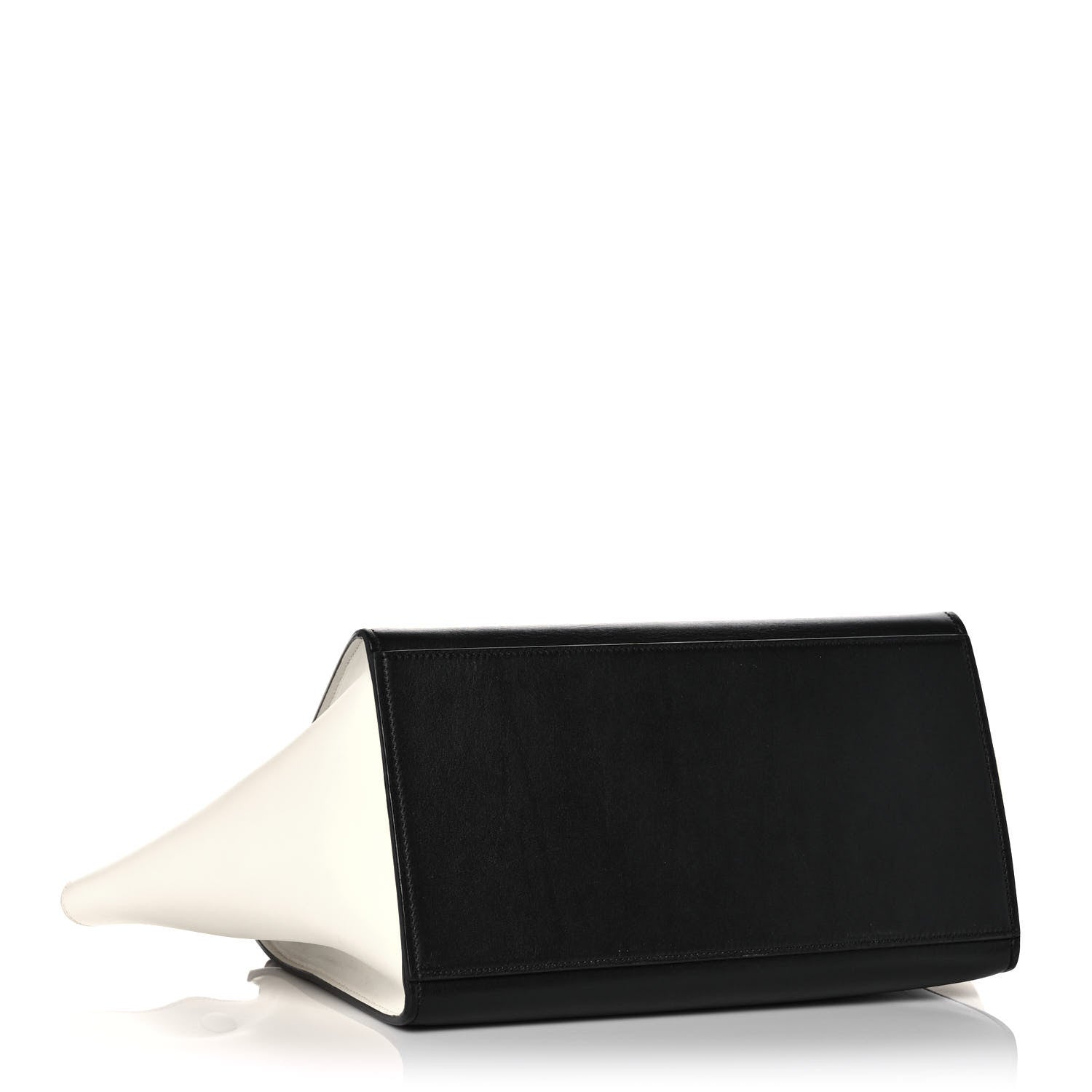 Celine Smooth Calfskin Suede Small Tri-Color Trapeze White 4 of 14
