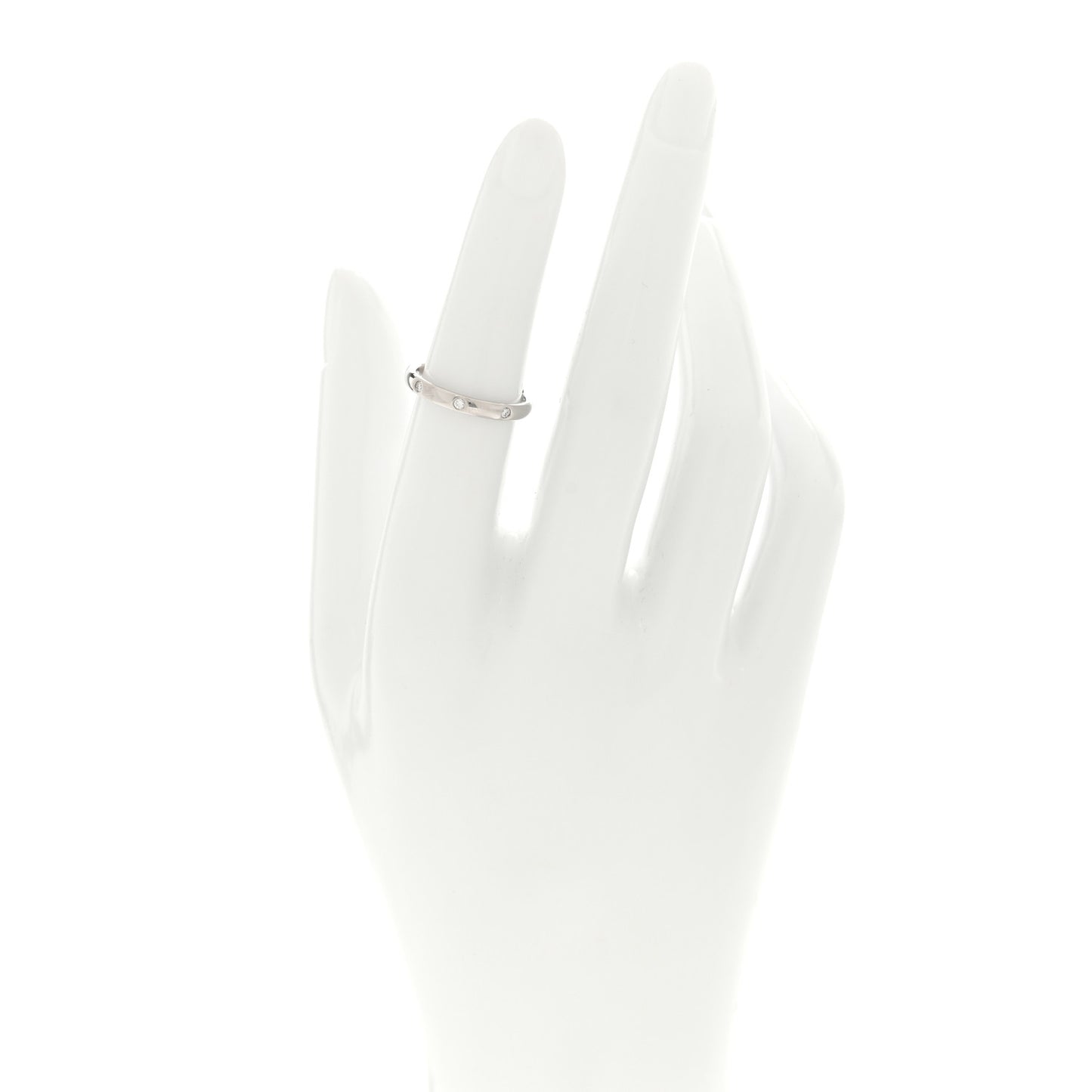 Platinum Diamond Tendrement Etoiles Wedding Band Ring 50 5.25