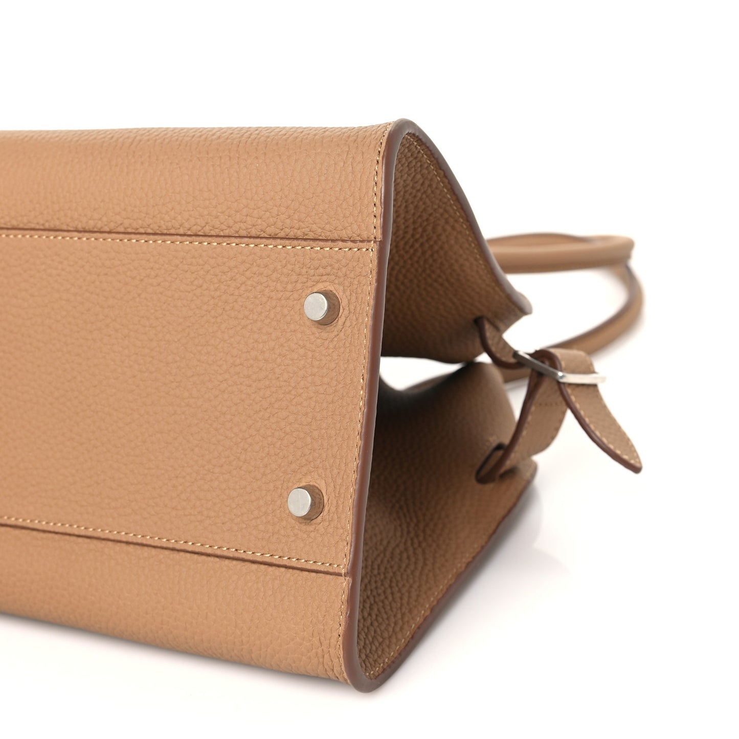 Grained Calfskin EW Margaux Taupe