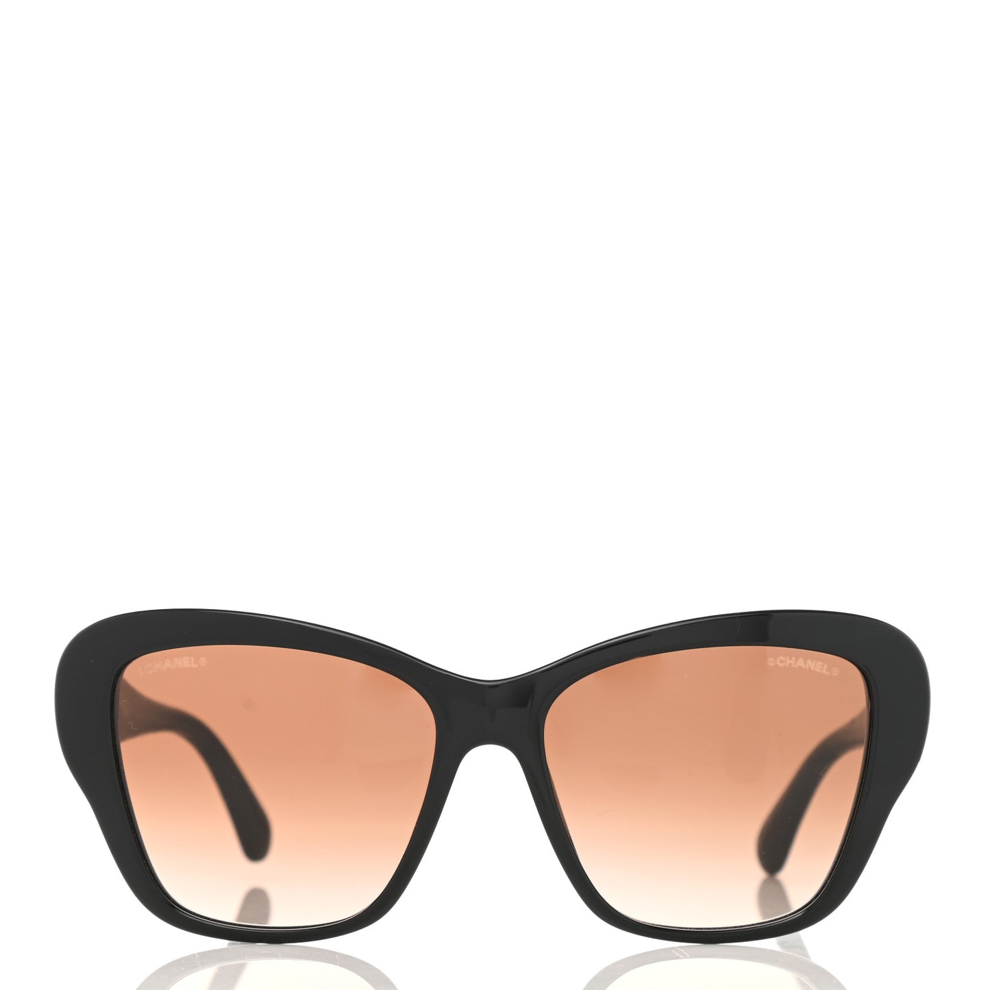 Acetate Lambskin CC Sunglasses 5457-Q-A Black
