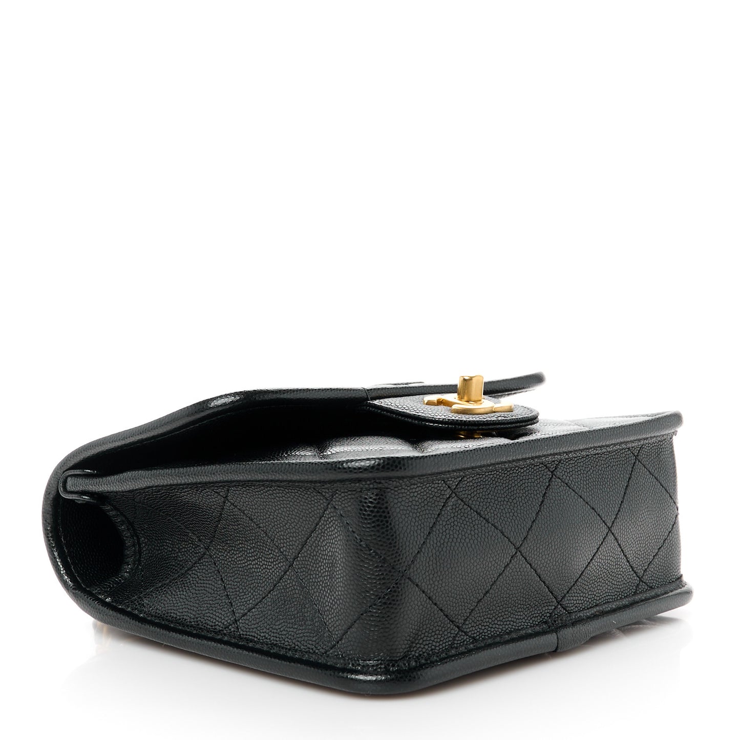 Caviar School Memory Mini Top Handle Flap Black