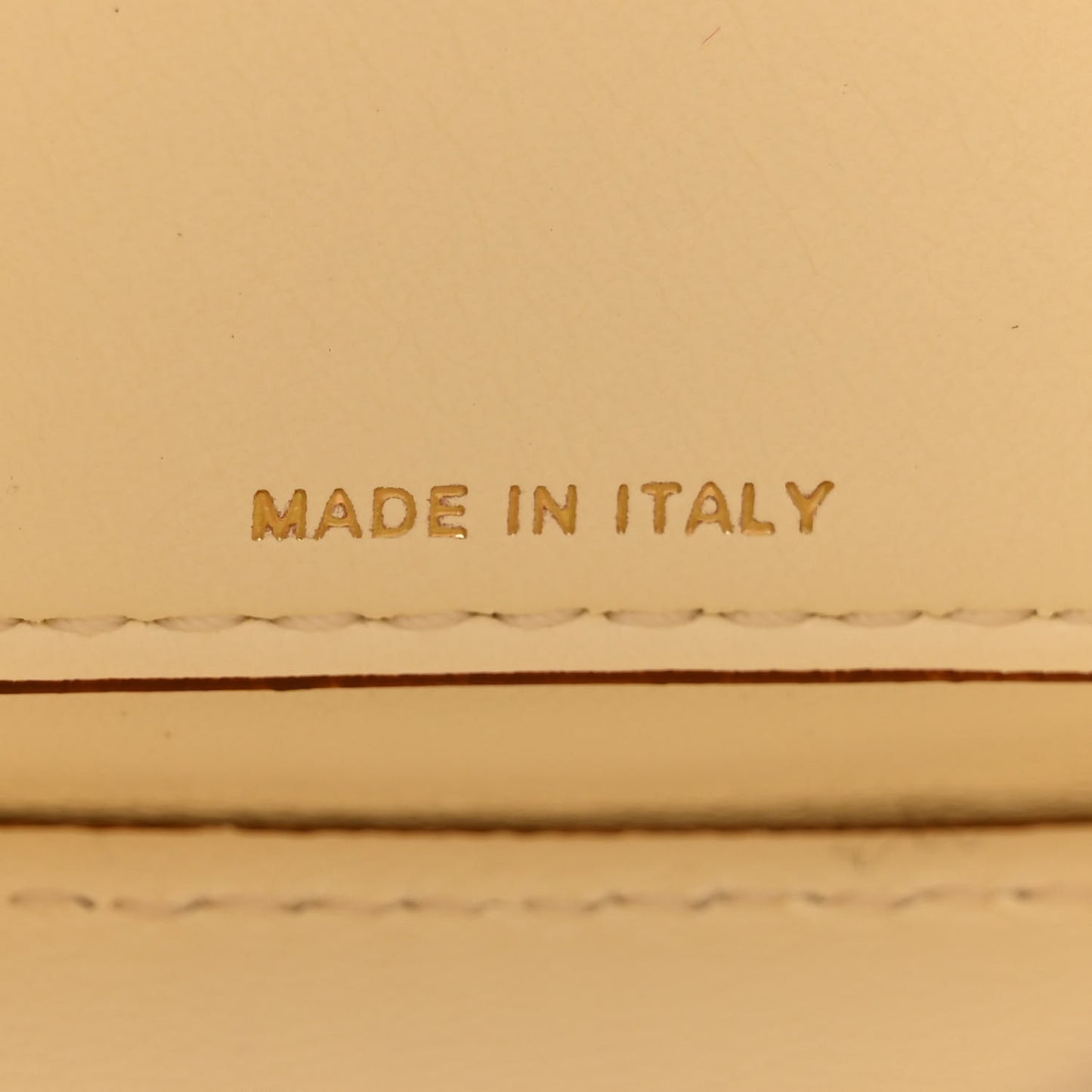 Nappa Mini Vlogo Moon Hobo Bag Ivory