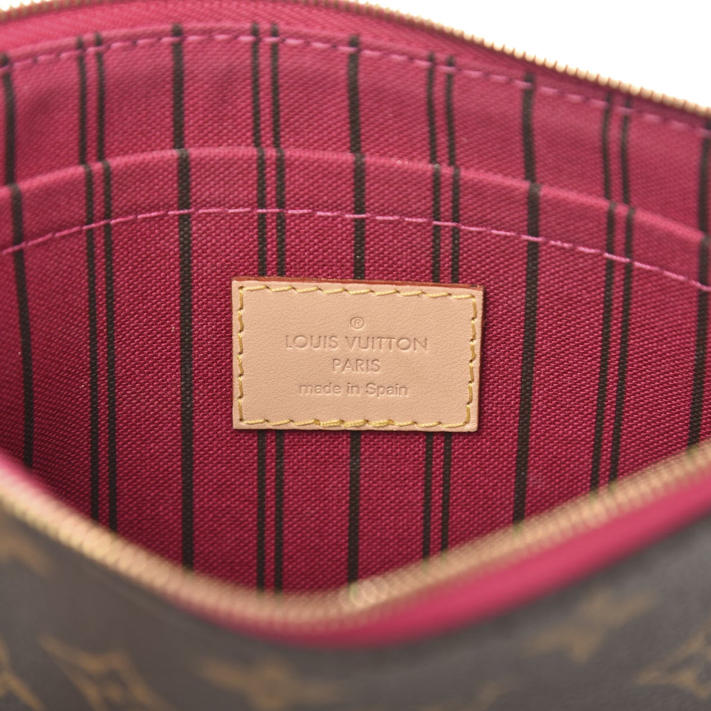 Monogram Neverfull MM GM Pochette Pivoine