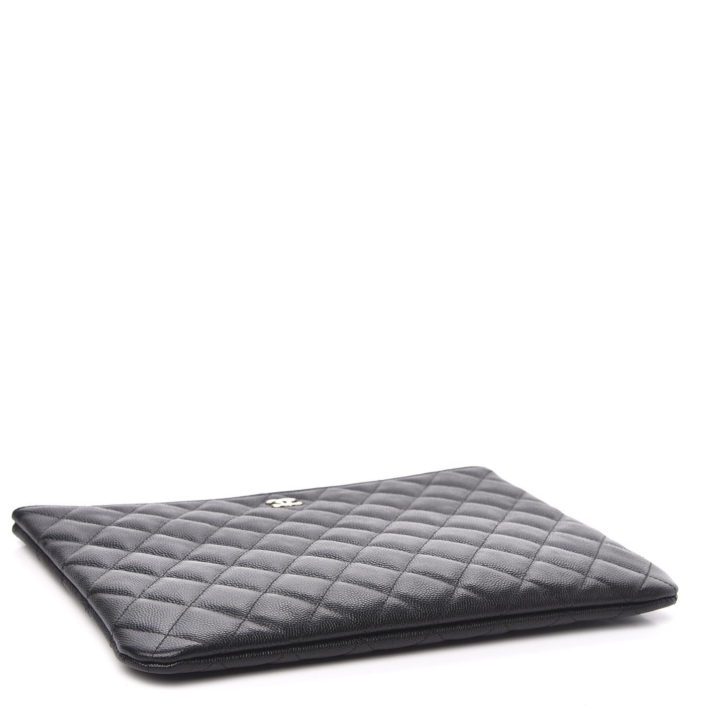 Caviar Quilted Medium Cosmetic Case Black