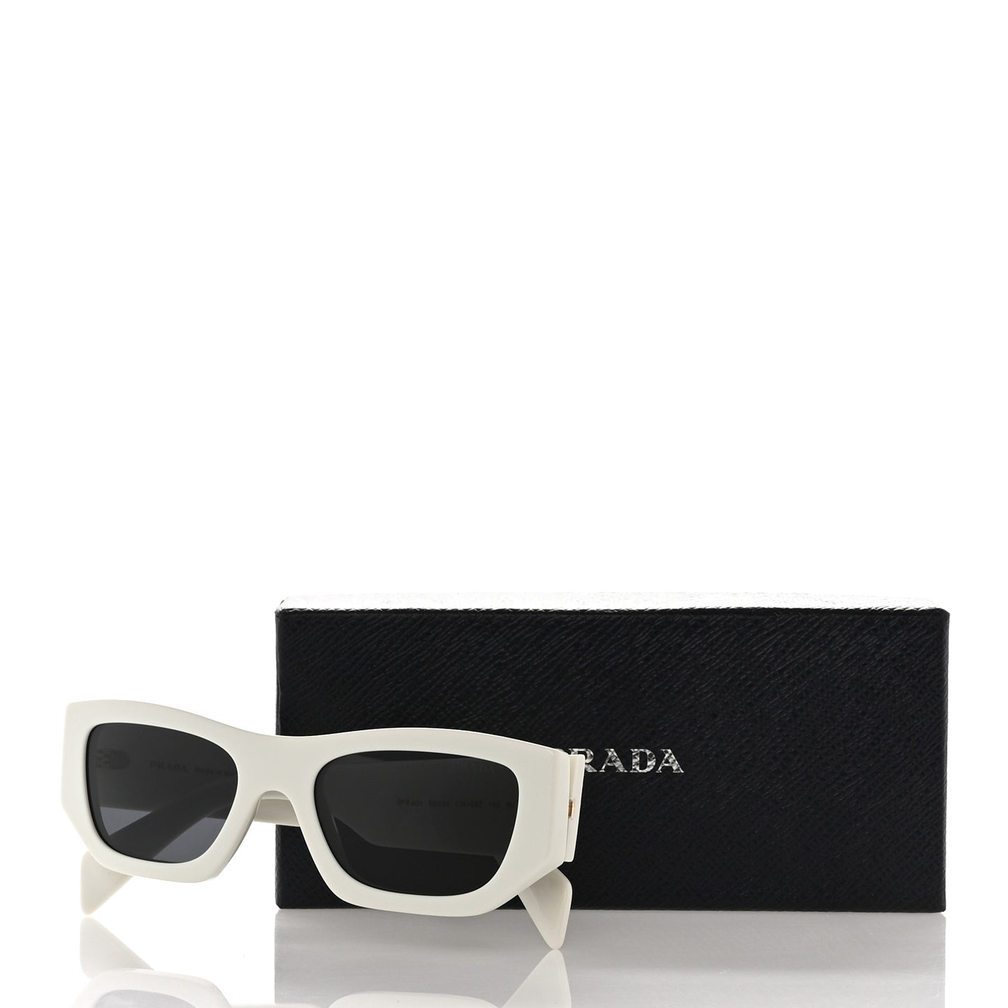 Acetate Pillow Sunglasses SPR A01 White