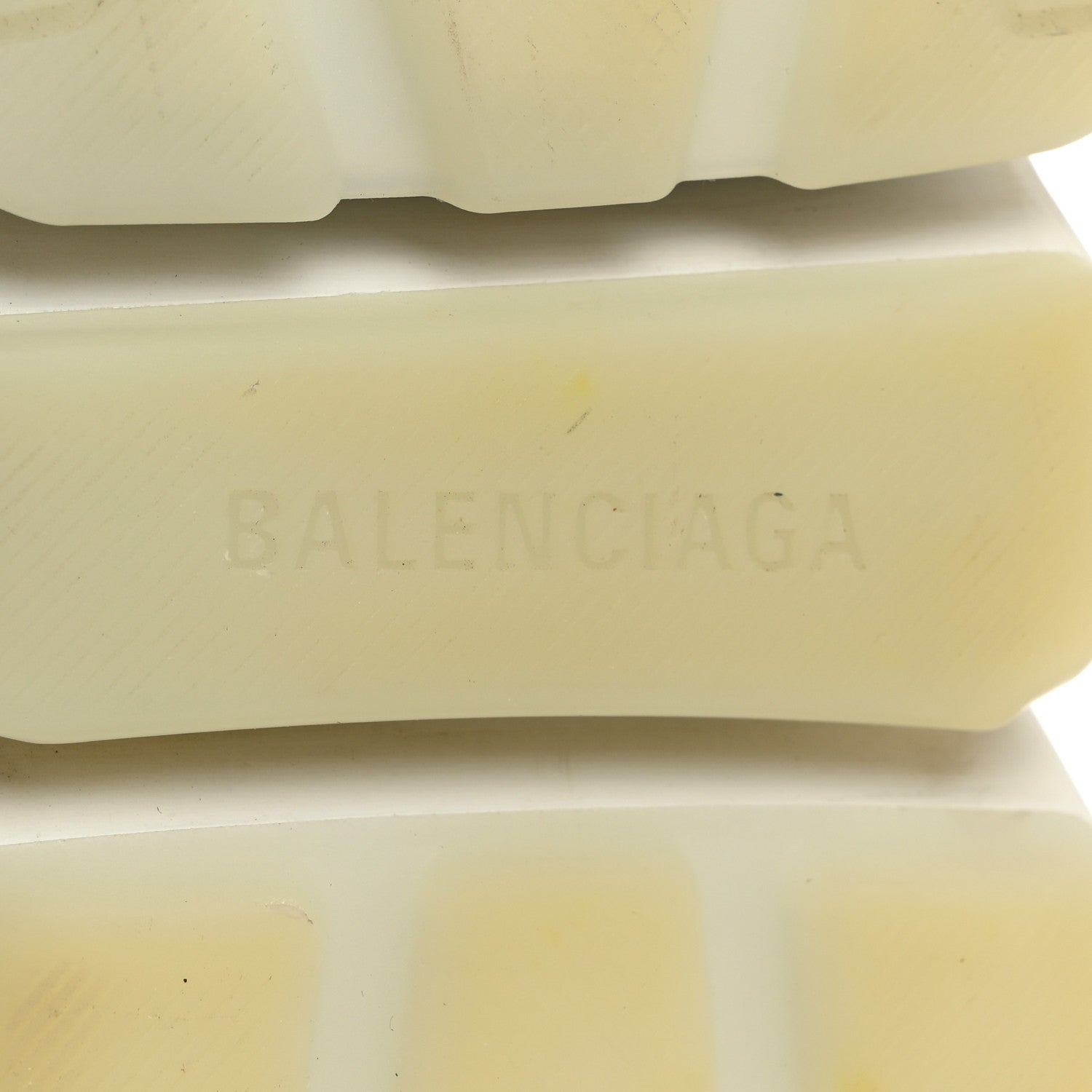 Balenciaga Ribbed Knit Womens Speed 2.0 Transparent Sole Sneakers 40 Baltic Grey White 8 of 8