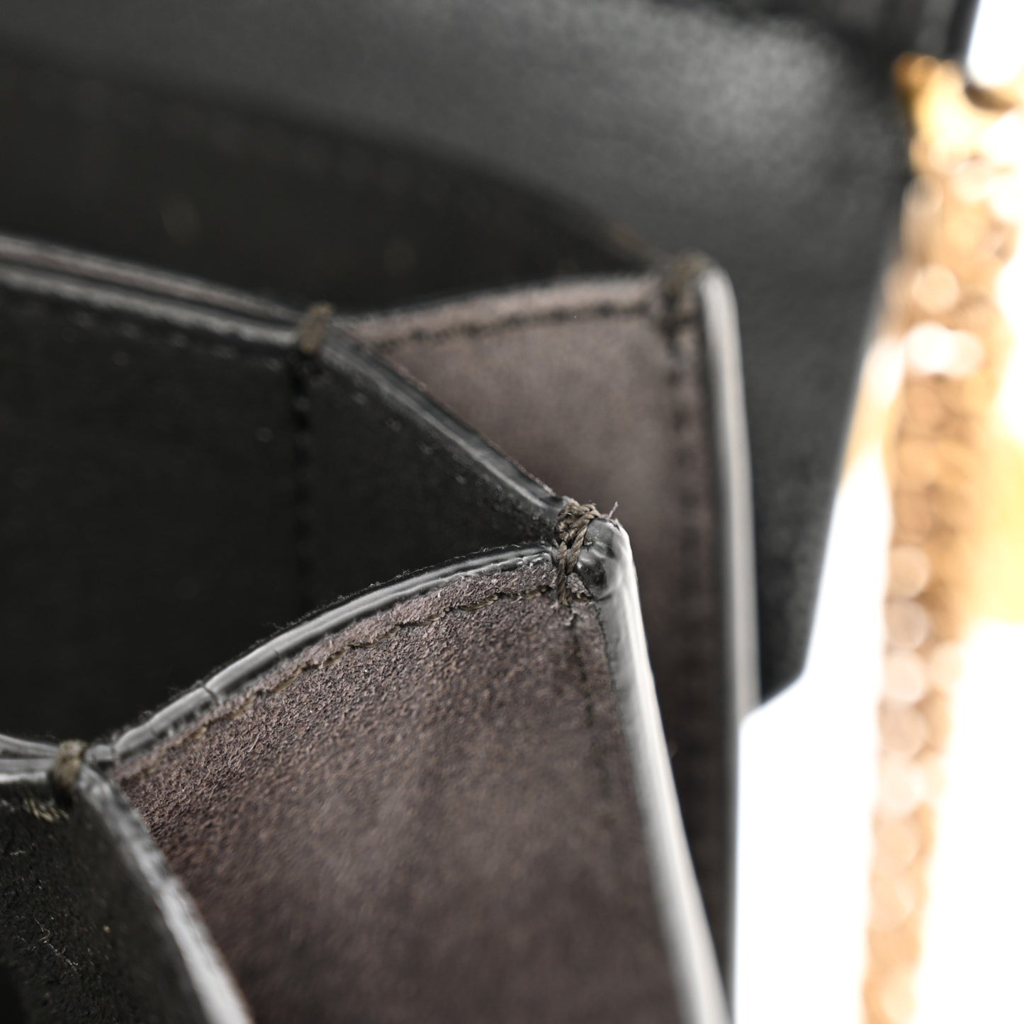 Goatskin Suede Small GV3 Shoulder Bag Black