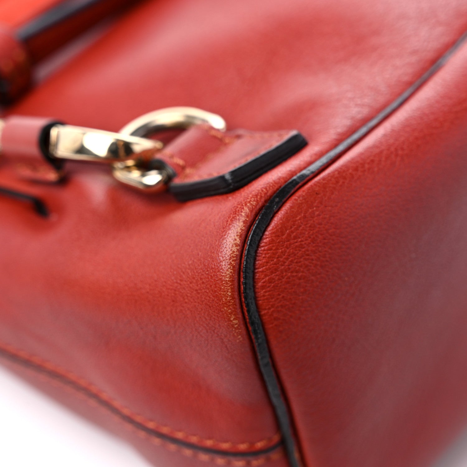 Chloe Suede Calfskin Mini Faye Backpack Earthy Red 10 of 17