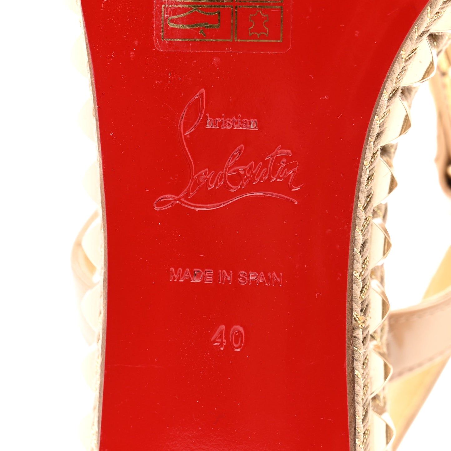 Specchio Vintage Cataclou 60 Platform Sandals 40 Platine Light Gold