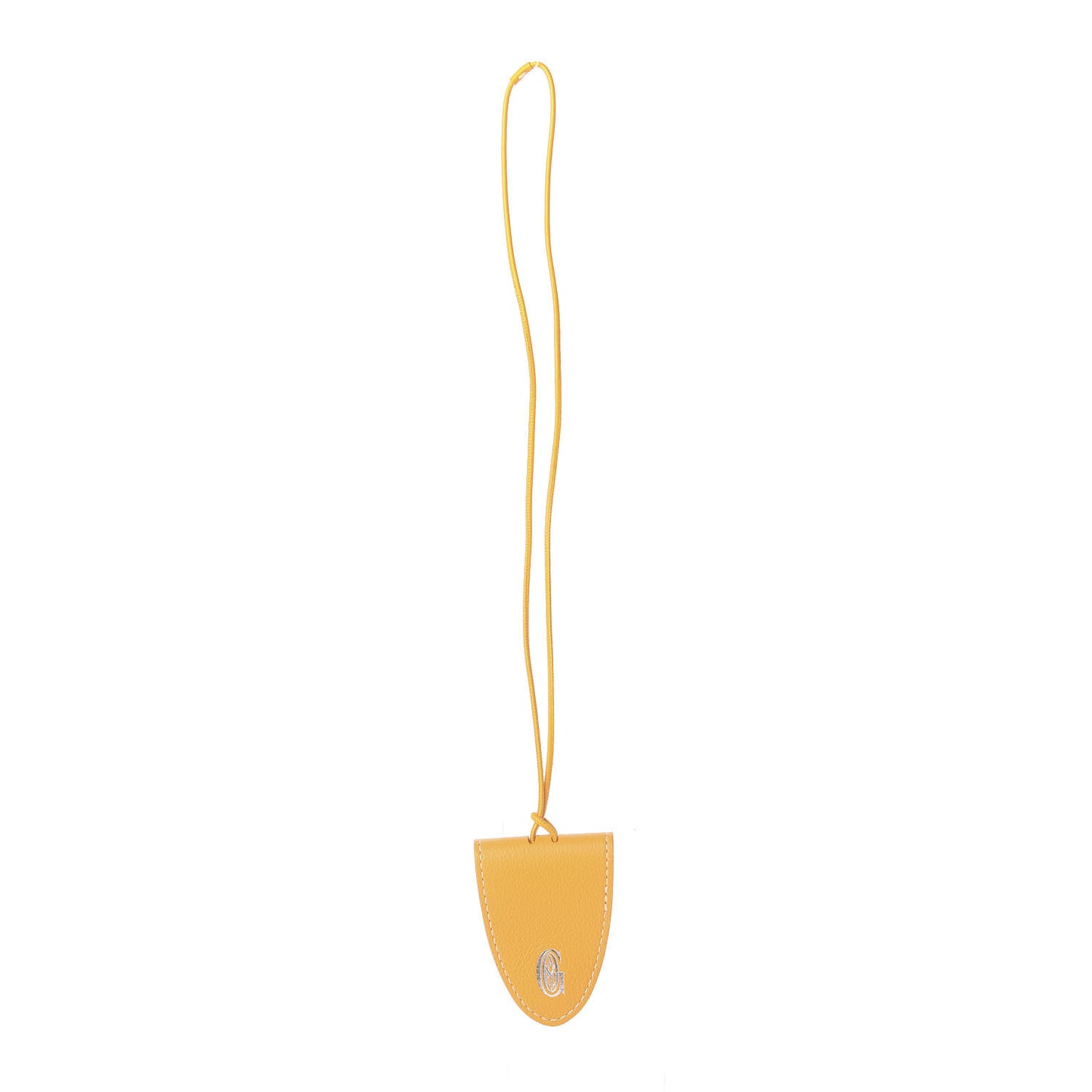 Calfskin Bag Clip Yellow