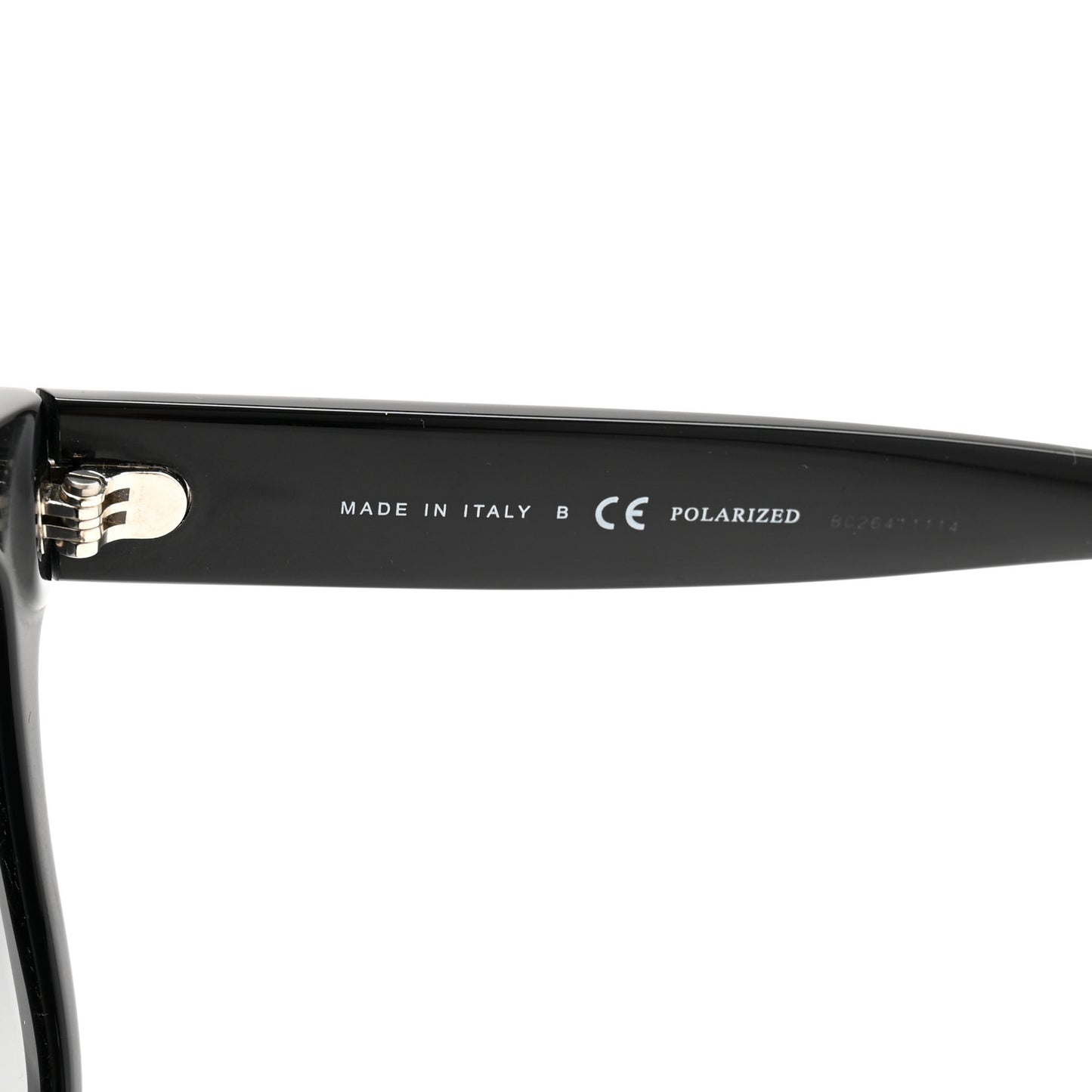 Acetate Polarized Square CC Sunglasses 5380 Black