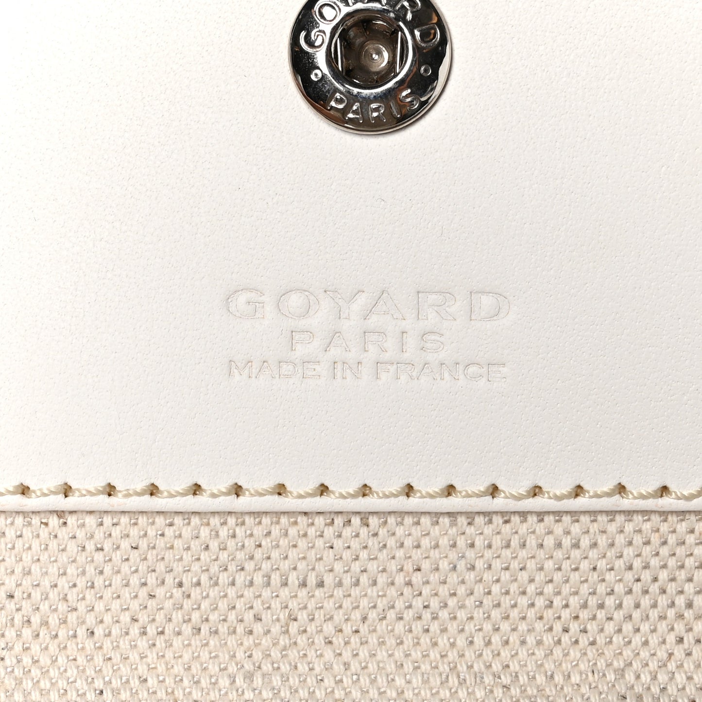 Goyardine Saint Louis PM White