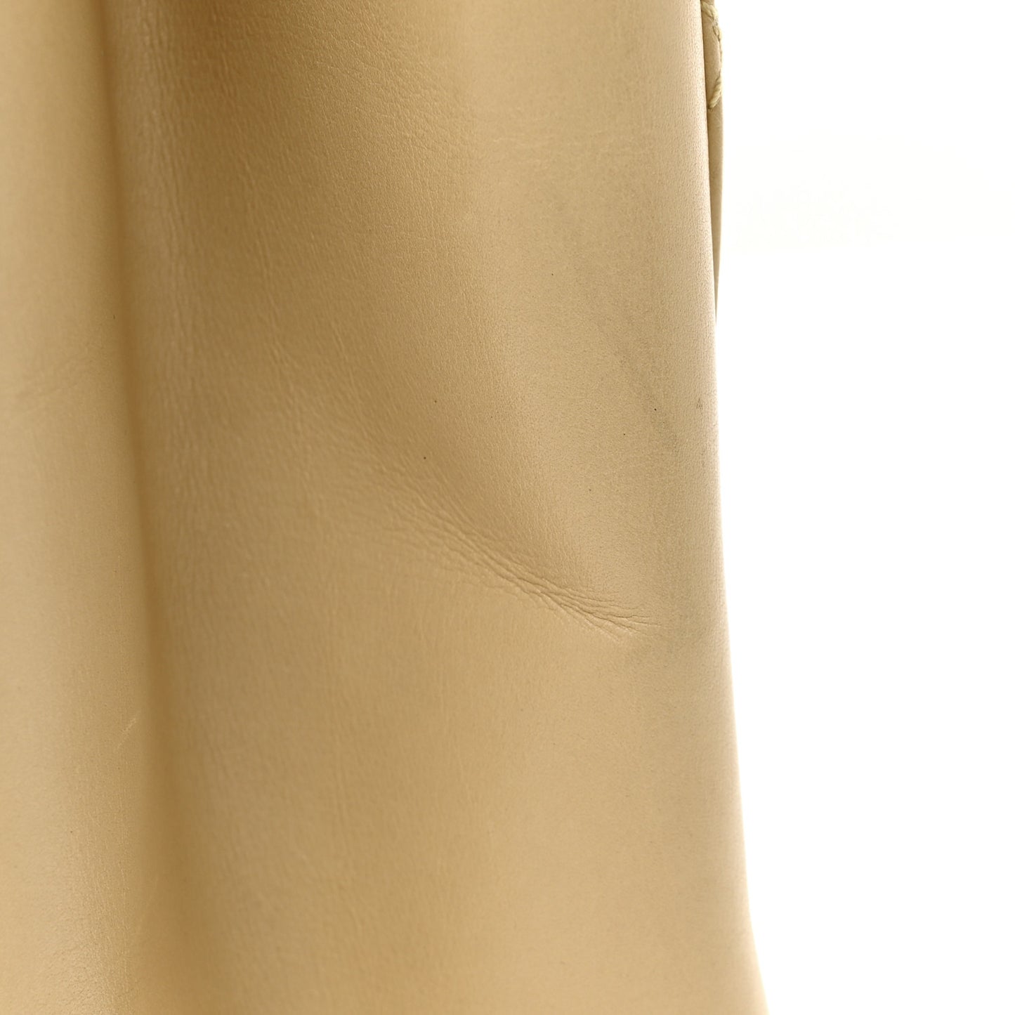 Lambskin Quilted CC Shoulder Bag Beige