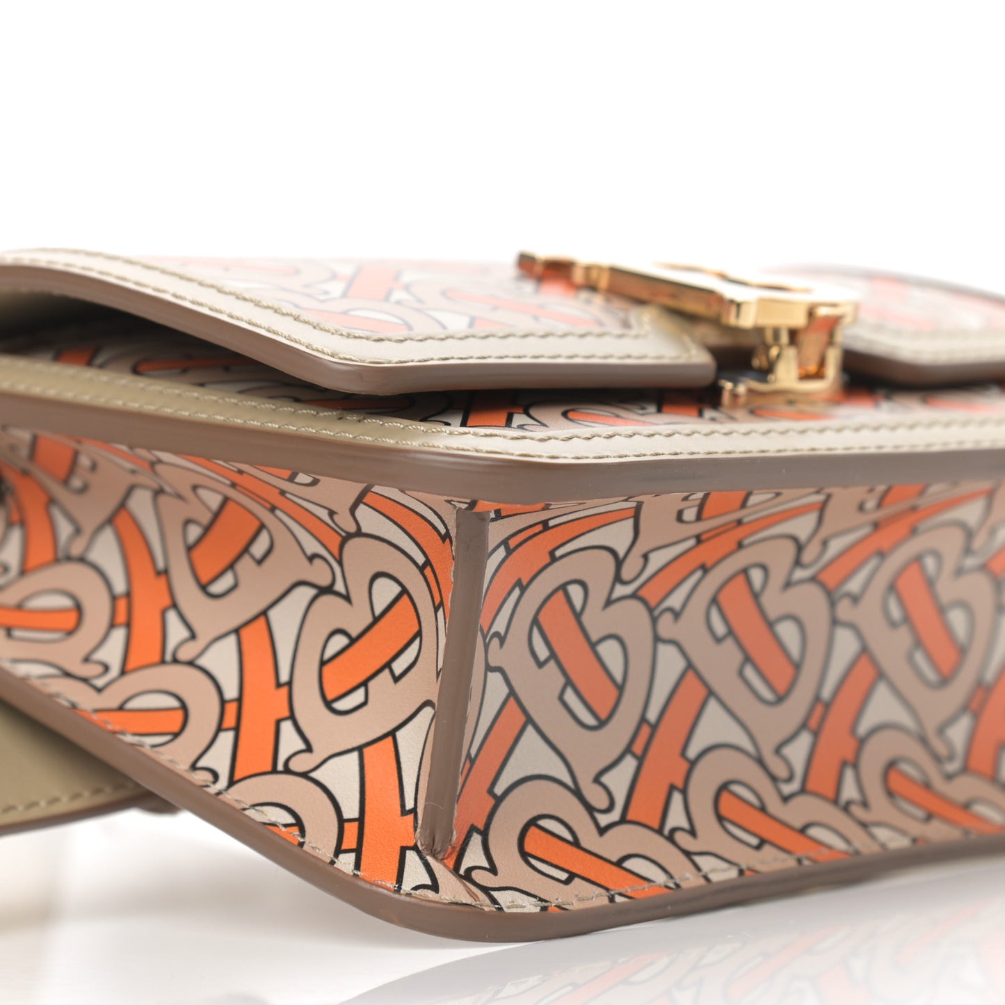 Calfskin Monogram TB Bum Bag Bright Orange