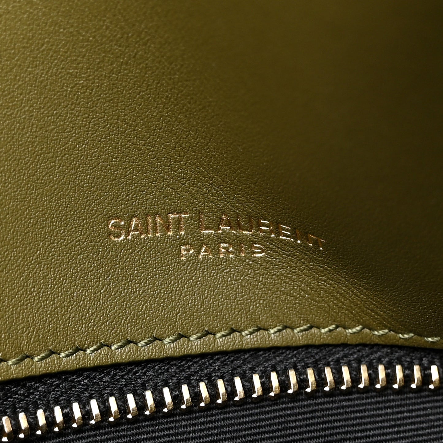 Suede Monogram Medium Niki Chain Satchel Loden Green
