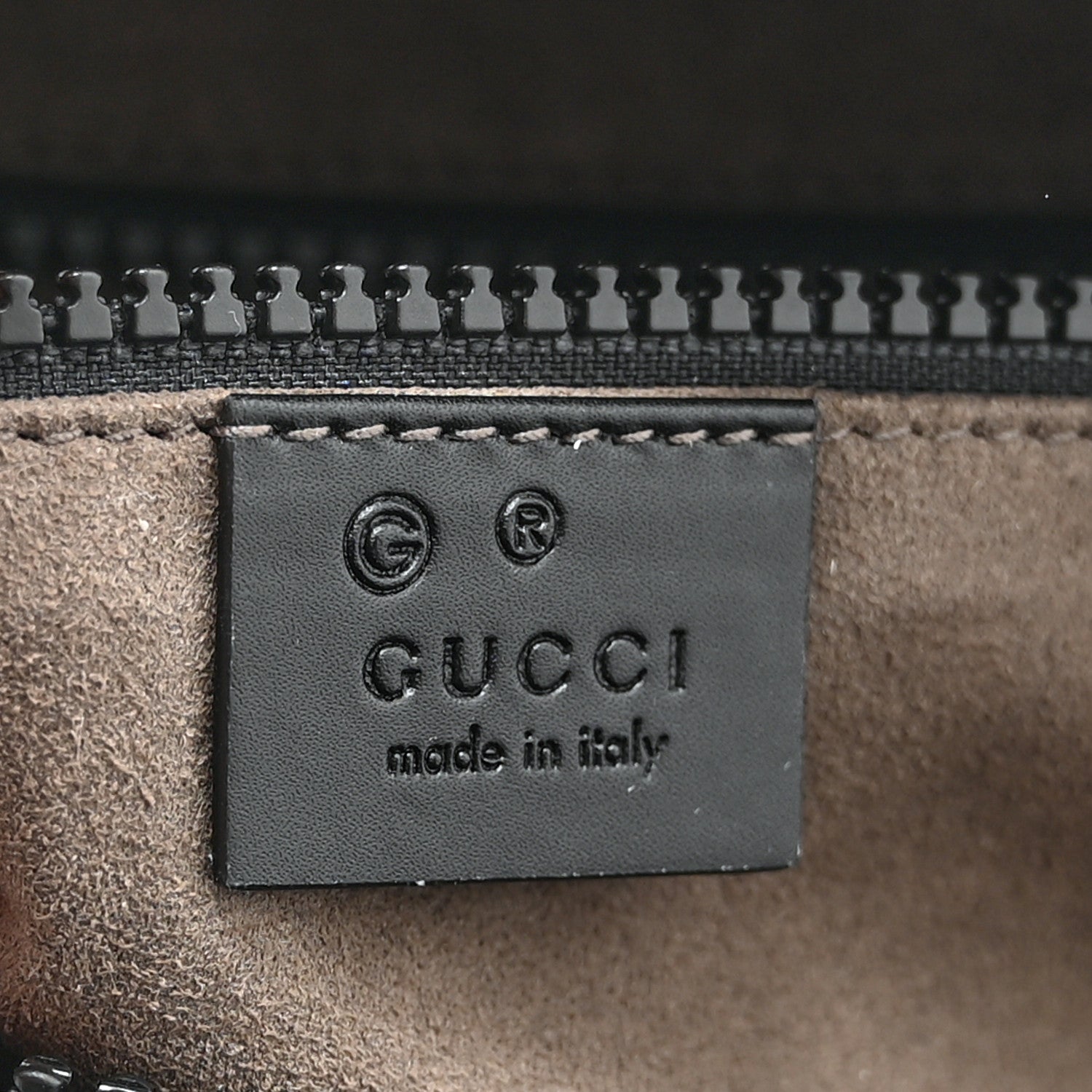 Gucci GG Supreme Monogram Belt Bag Black 6 of 9