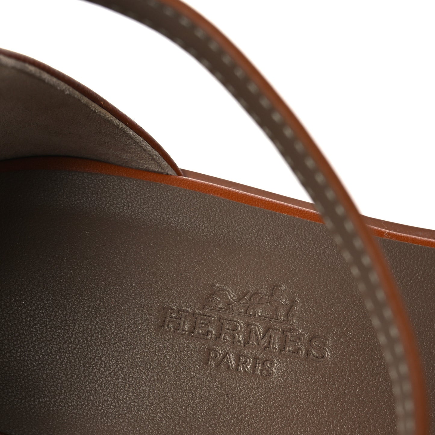 Calfskin Santorini Sandals 39 Naturel