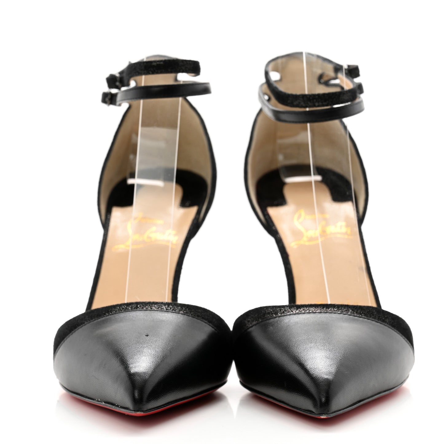 Suede Kid Uptown Double 85 Pumps 36 Black