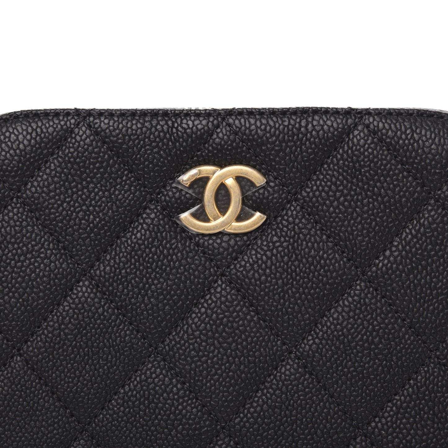 Caviar Quilted Waist Bag Black