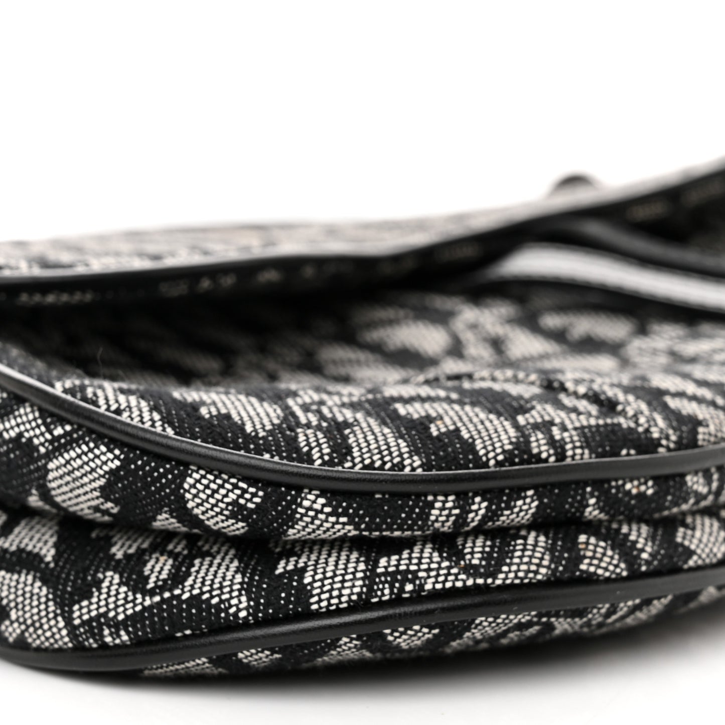 Monogram Saddle Bag Black