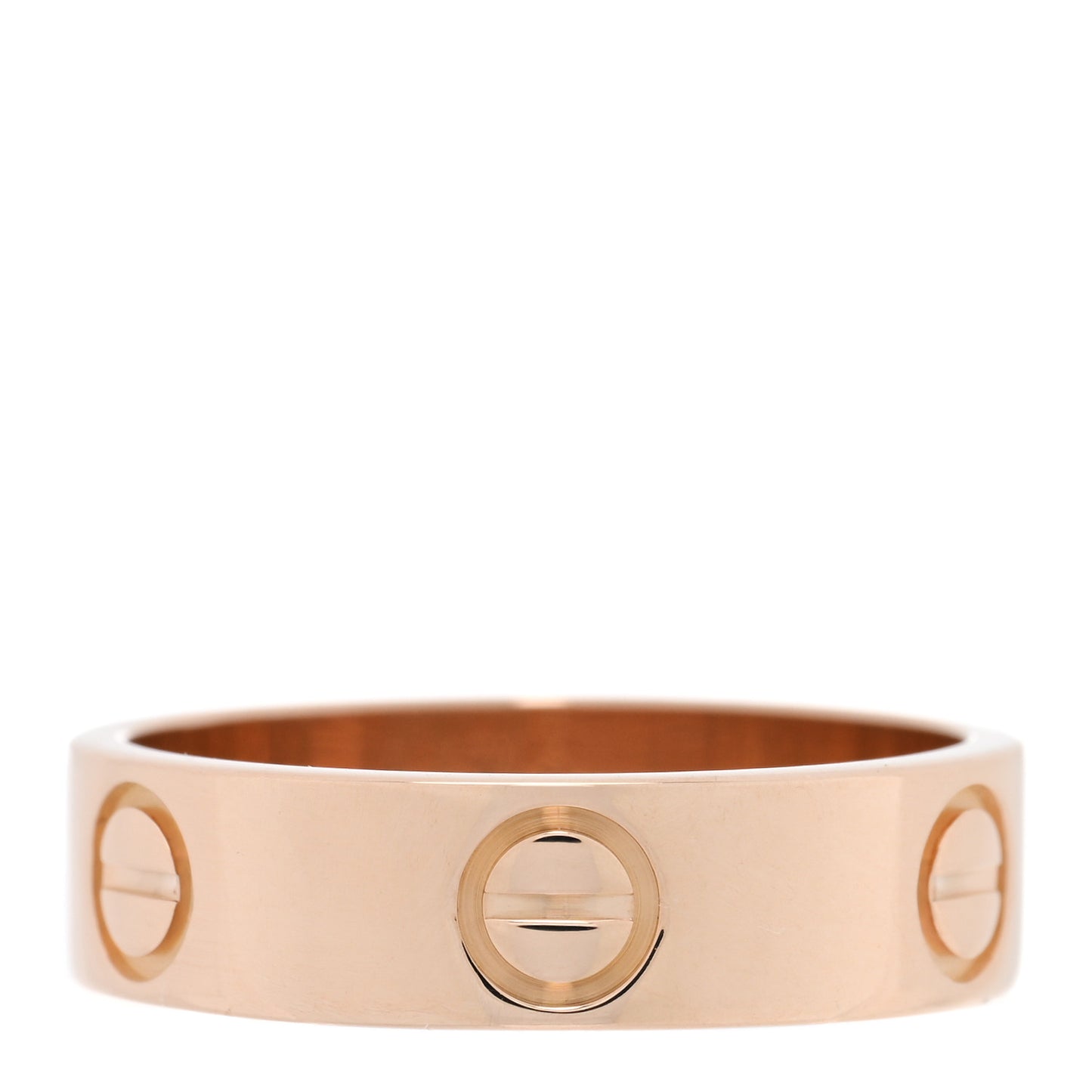 18K Pink Gold 5.5mm LOVE Ring 53 6.25