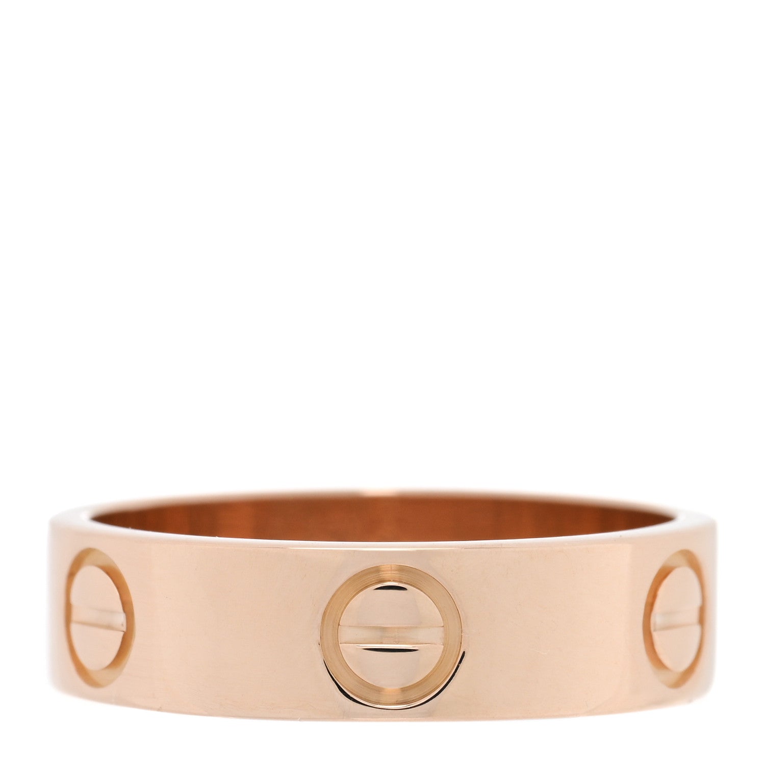 Cartier 18K Pink Gold 5.5mm LOVE Ring 53 6.25 1 of 4