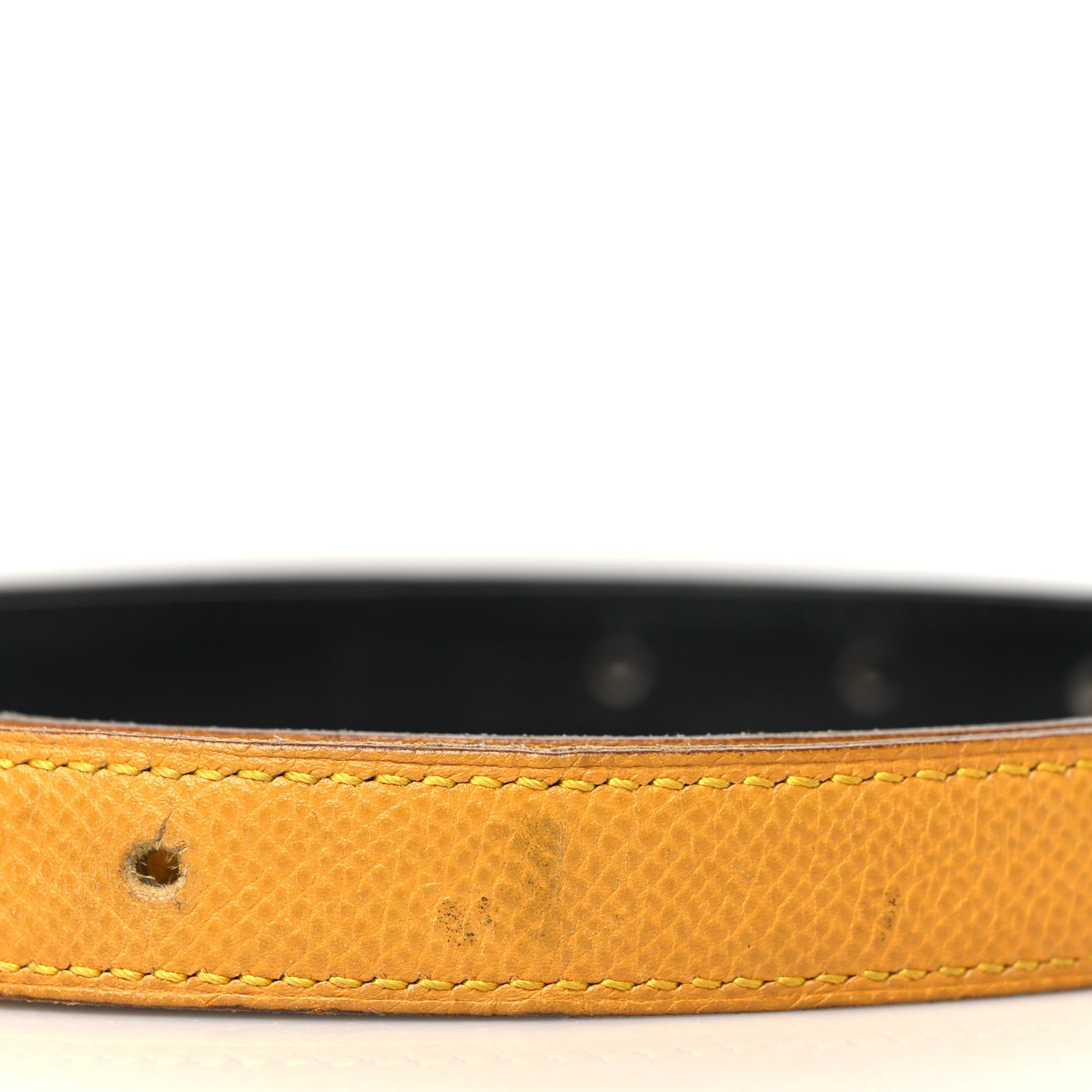 Courchevel Chamonix 24mm Mini Constance H Belt 70 70 28 Black Jaune