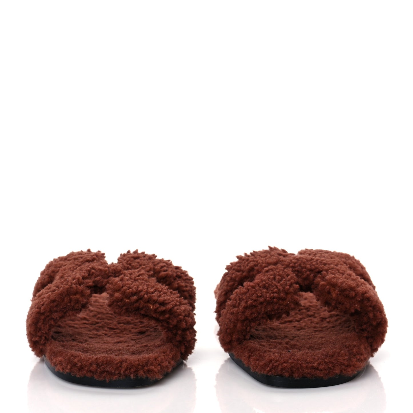 Woolskin Oran Sandals 38 Cognac
