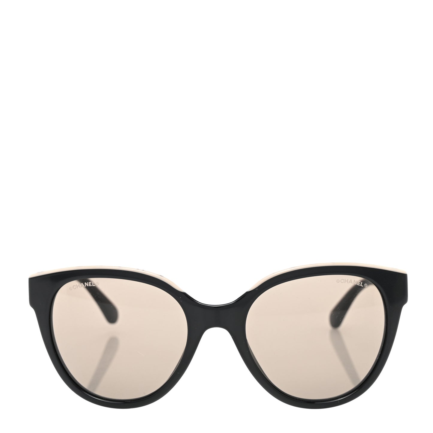 Acetate CC Butterfly Sunglasses 5414 Black Beige