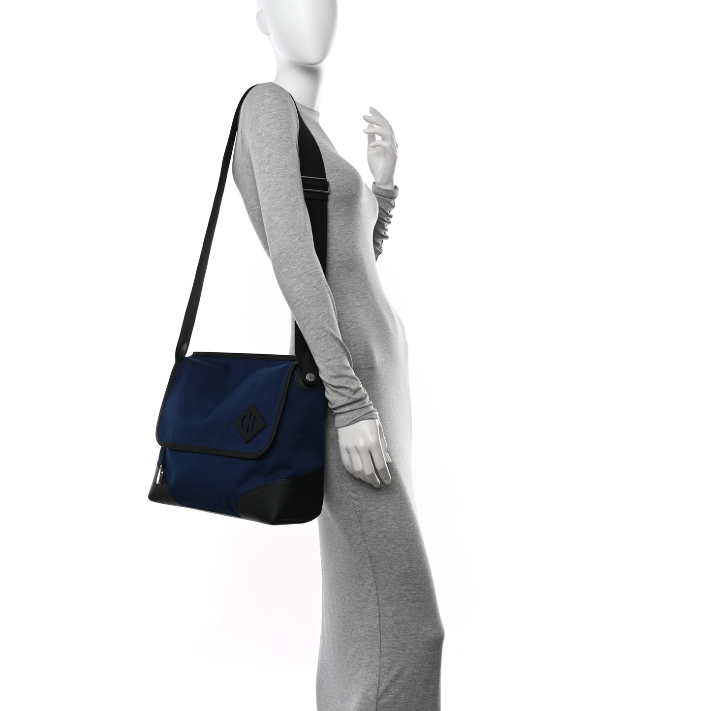 Bivoac Canvas Swift Allback Messenger Bag Bleu Saphir Black