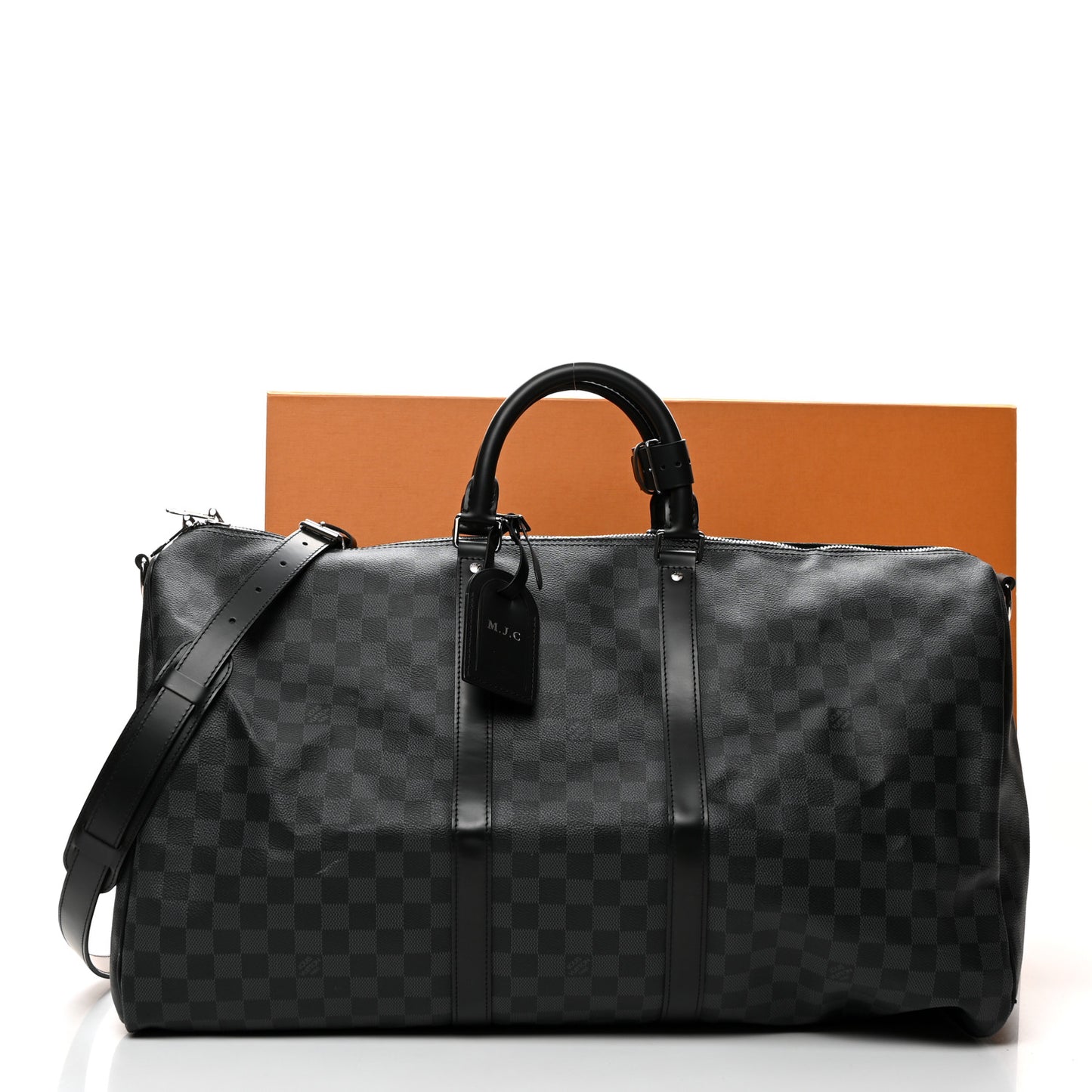 Damier Graphite Keepall Bandouliere 55