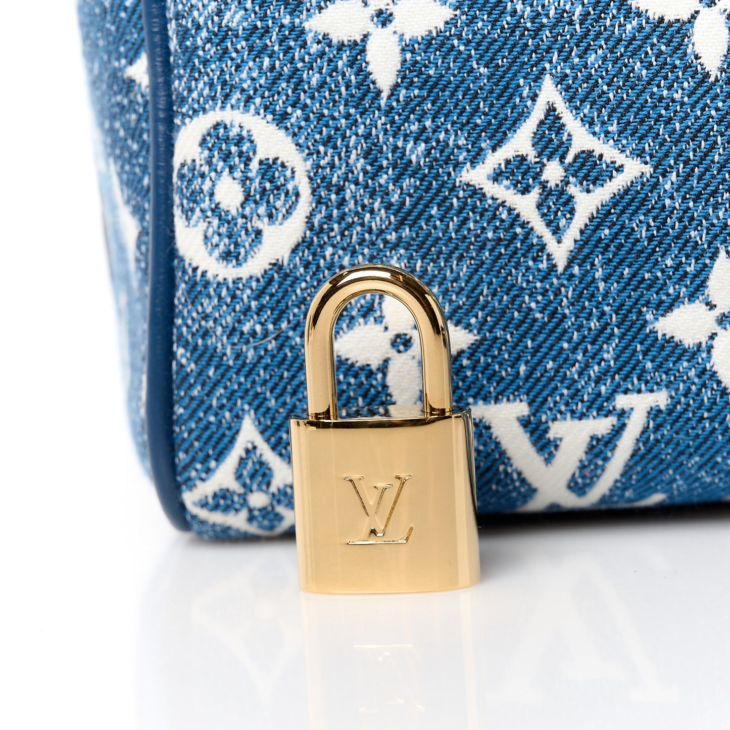 Monogram Jacquard Denim Speedy Bandouliere 25 Bleu