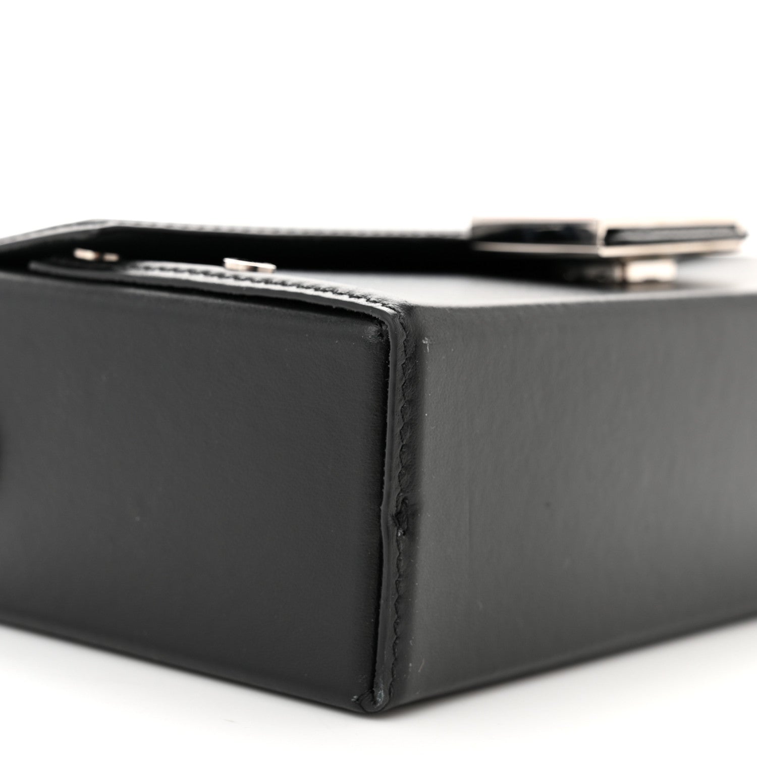 Fendi X MARC JACOBS Nappa Logo Baguette Soft Trunk Bag Black 8 of 10