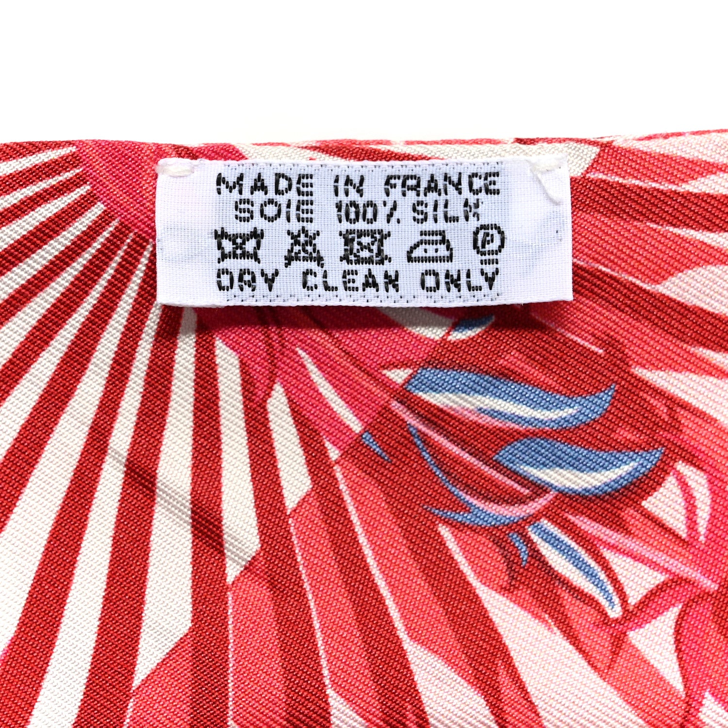 Hermes Silk Mythiques Phoenix Coloriages Twilly White Corail Blue Jean 3 of 6