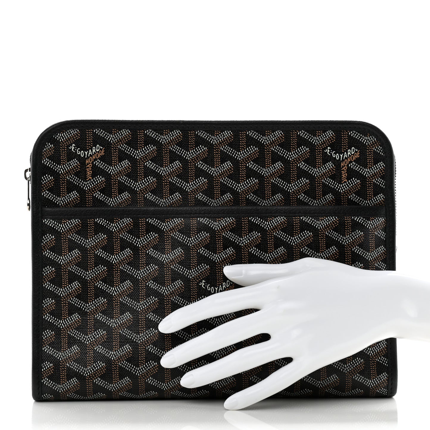 Goyardine Jouvence MM Toiletry Pouch Black