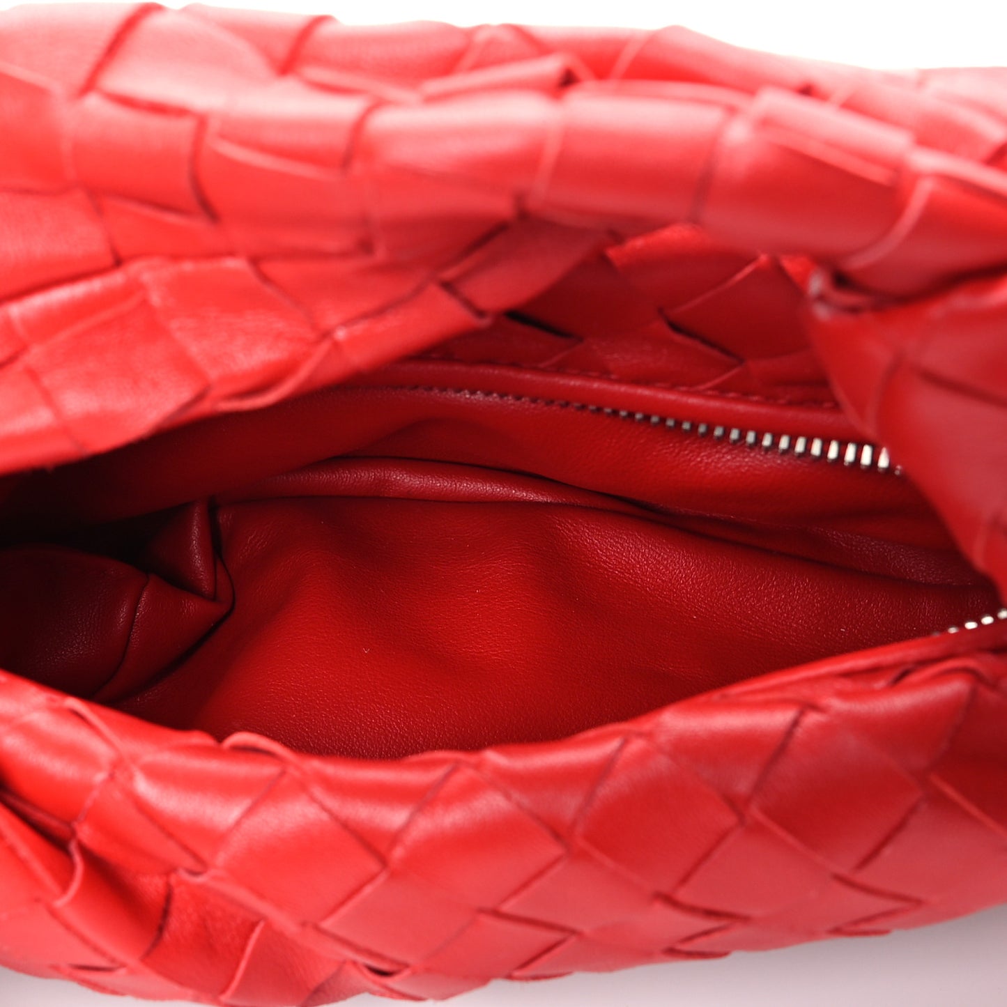 Nappa Intrecciato Mini Jodie Red