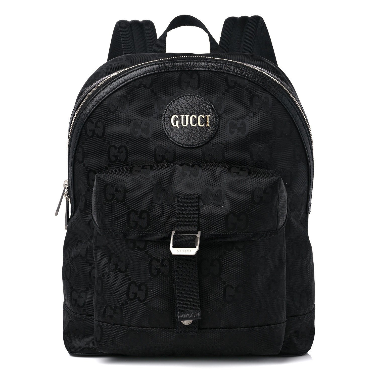Gucci Econyl Nylon Monogram Off The Grid Backpack Black 1 of 9