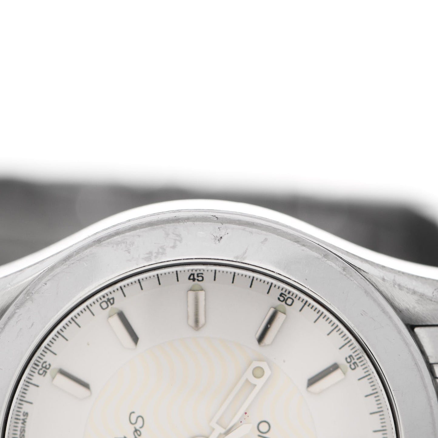 Stainless Steel 26mm Seamaster Quartz Watch White 2581.21