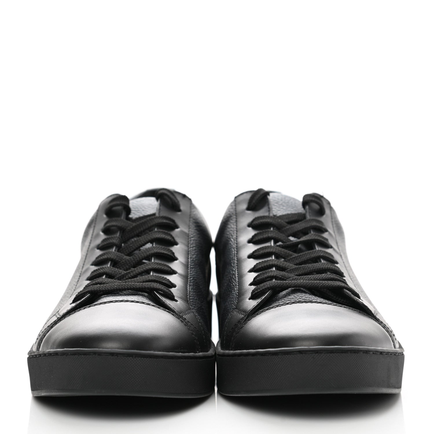 Louis Vuitton Calfskin Damier Graphite Match Up Sneakers 6.5 2 of 9