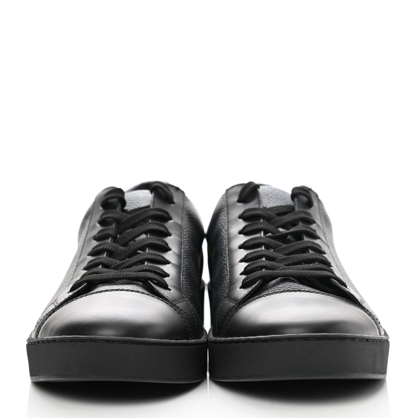 Calfskin Damier Graphite Match Up Sneakers 6.5