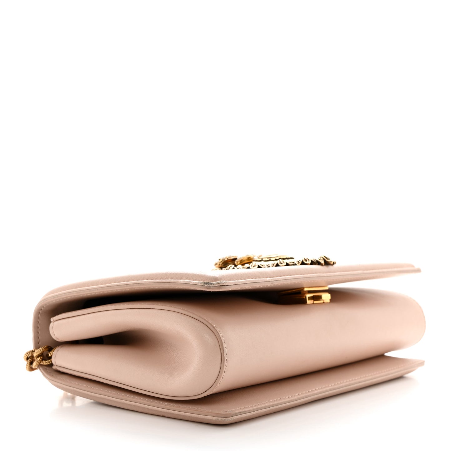 Calfskin Medium Devotion Crossbody Bag Cipria