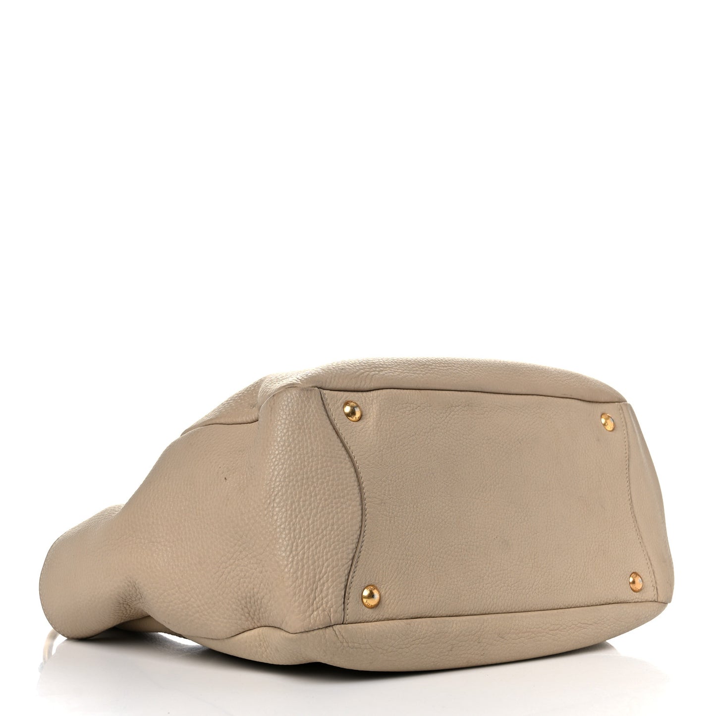 Vitello Daino Side Pocket Hobo Sabbia