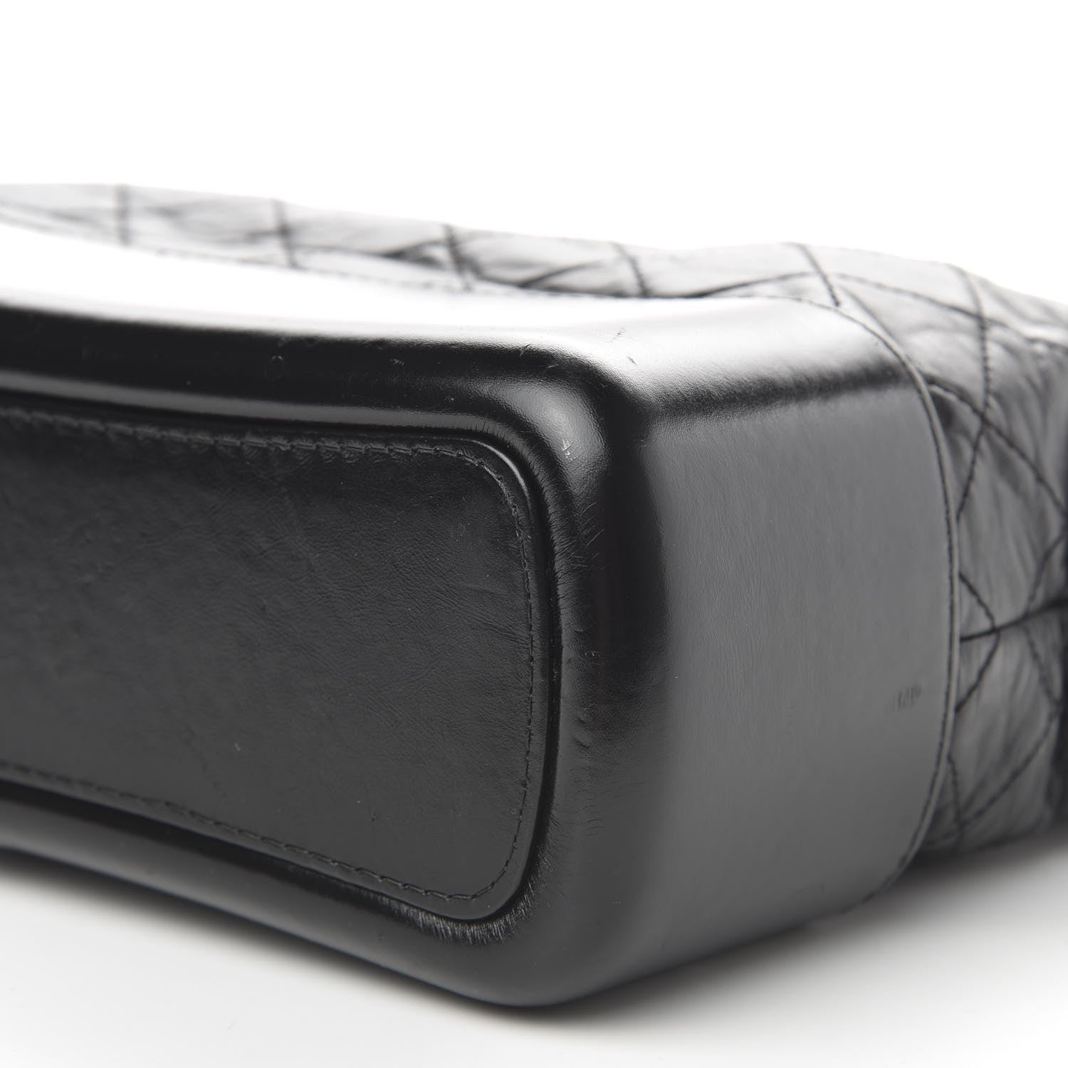 Chanel Aged Calfskin Quilted Medium Gabrielle Hobo Black 10 of 12