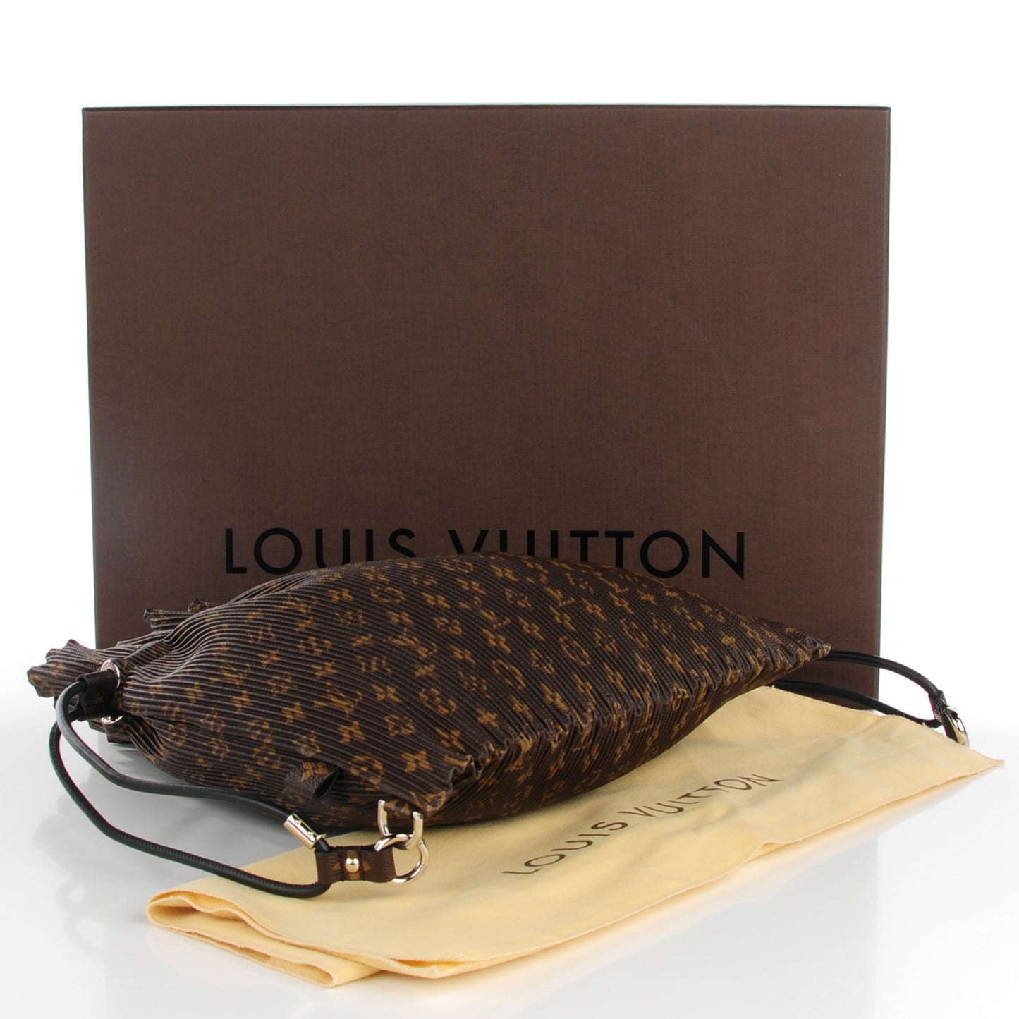 Monogram Canvas Pleated Explorer Bag MM